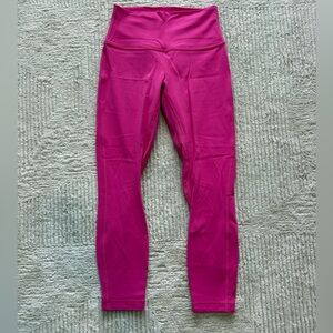 Women’s Lululemon Align High-Rise Pant 25" Sonic Pink Size 6